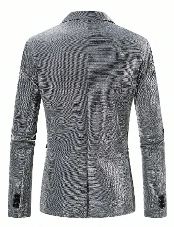 Sacou SHEIN, argintiu