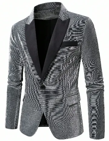 Sacou SHEIN, argintiu