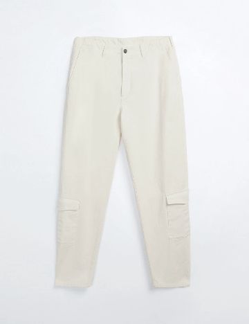 Pantaloni Zara, alb