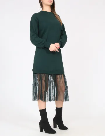 Rochie medie Bershka, verde