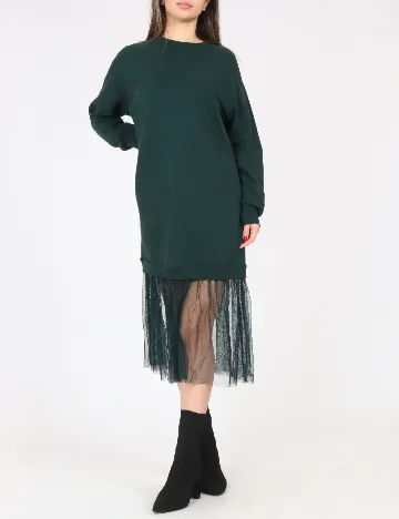 Rochie medie Bershka, verde