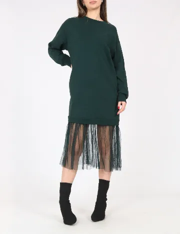 Rochie medie Bershka, verde