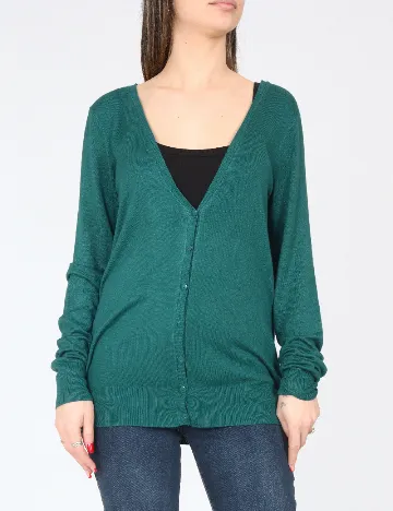 Cardigan Bershka, verde