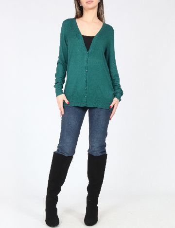 Cardigan Bershka, verde