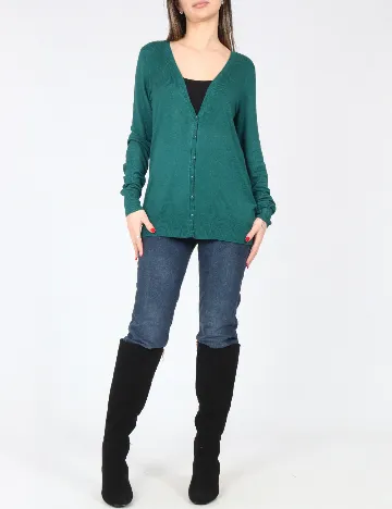 Cardigan Bershka, verde