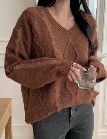 Bluza Oversize Dazy, maro