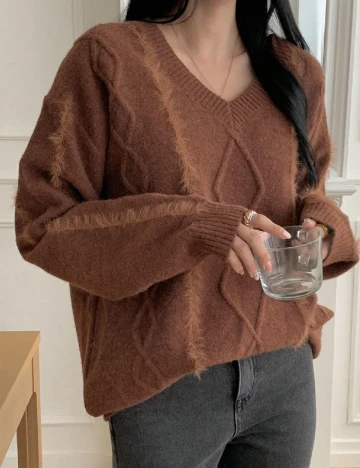 Bluza Oversize Dazy, maro