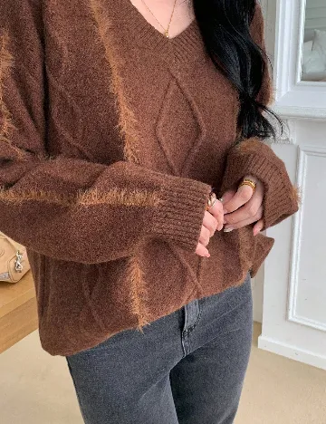 Bluza Oversize Dazy, maro