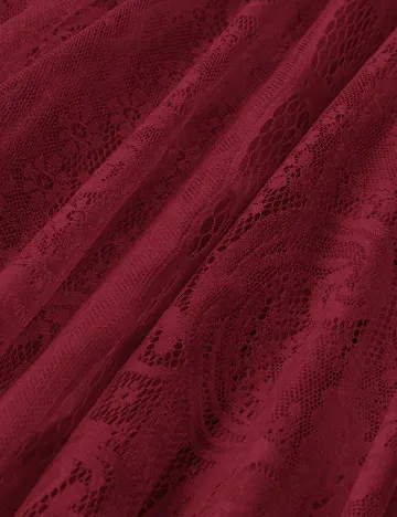 Fusta SHEIN CURVE, grena