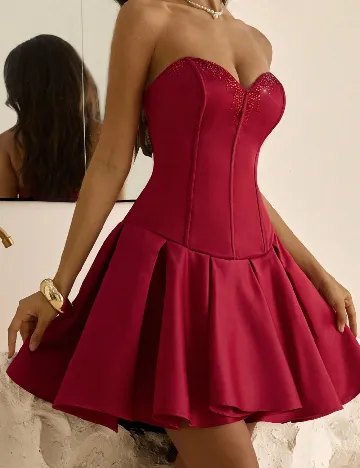 Rochie scurta SHEIN, rosu