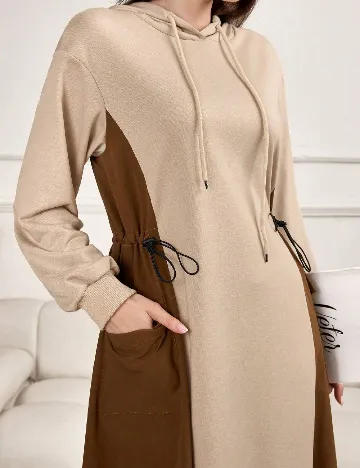 Rochie medie SHEIN, maro