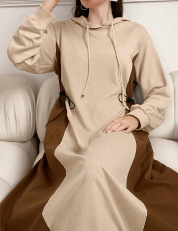 Rochie medie SHEIN, maro