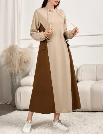 Rochie medie SHEIN, maro