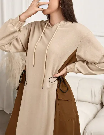 Rochie medie SHEIN, maro