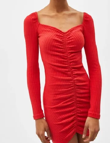 Rochie scurta Bershka, rosu