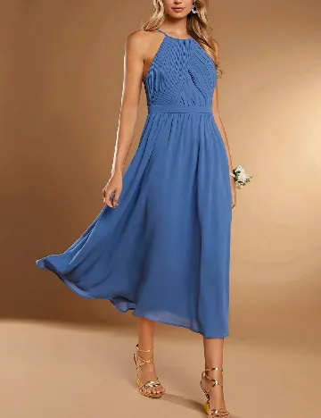 Rochie medie SHEIN, albastru