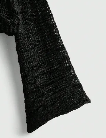 Bolero Romwe Plus Size, negru