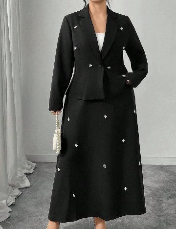 Compleu SHEIN CURVE, negru