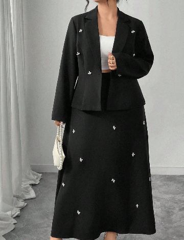 Compleu SHEIN CURVE, negru