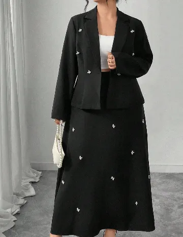 Compleu SHEIN CURVE, negru