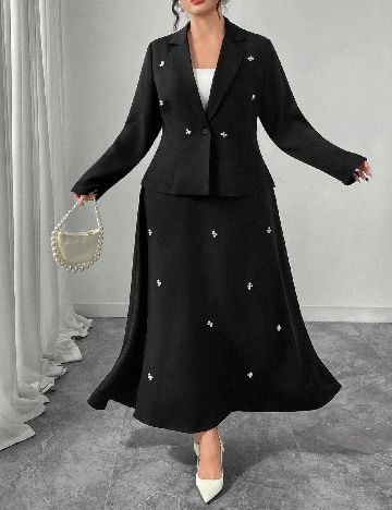 Compleu SHEIN CURVE, negru