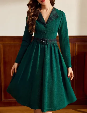 Rochie scurta SHEIN, verde