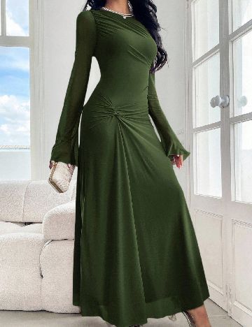 Rochie lunga SHEIN, verde