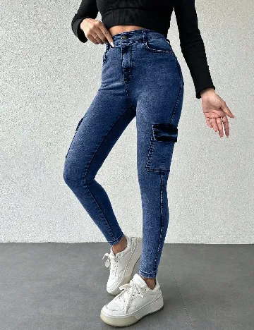 Blugi SHEIN, albastru