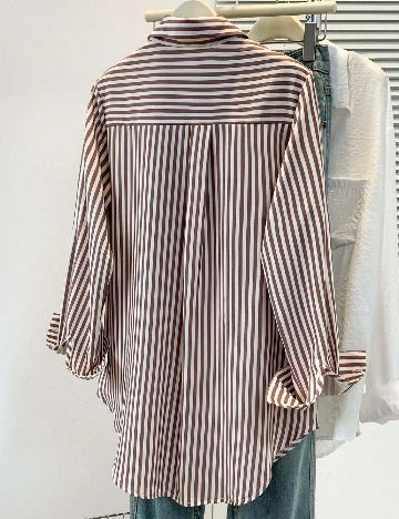 Camasa SHEIN CURVE, maro