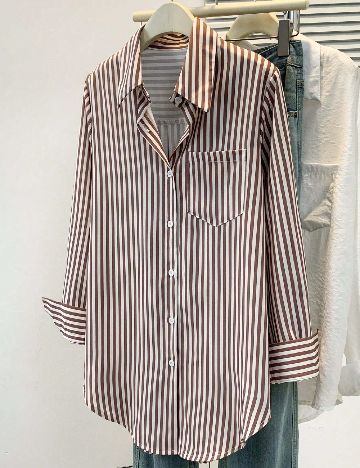 Camasa SHEIN CURVE, maro