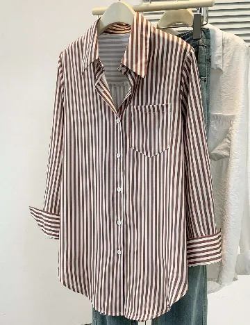 Camasa SHEIN CURVE, maro