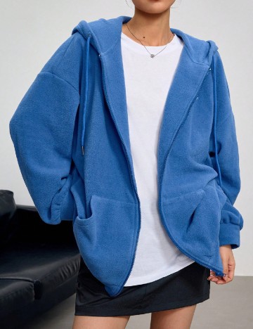 Hanorac SHEIN, albastru