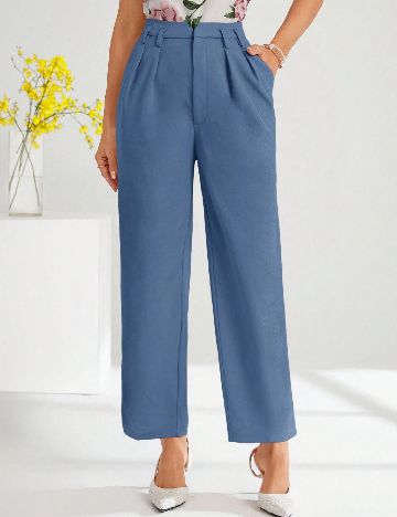 Pantaloni SHEIN, albastru
