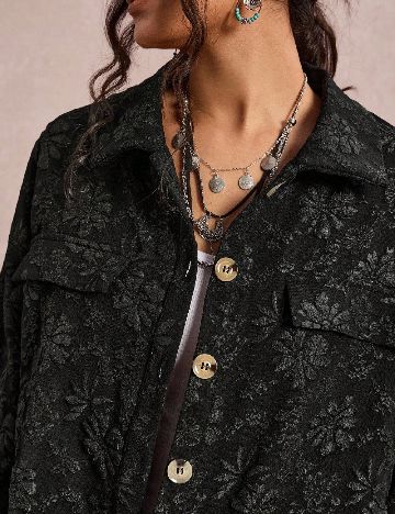 Camasa SHEIN CURVE, negru