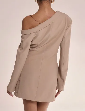 Rochie scurta Musera, bej