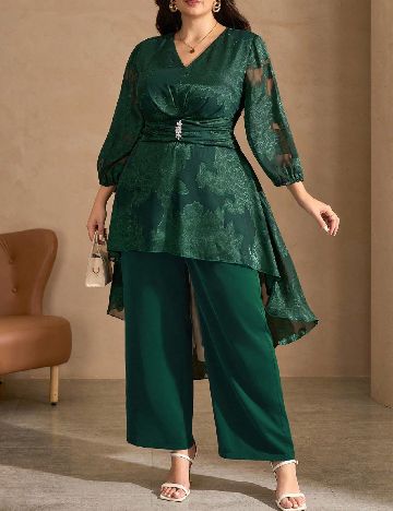 Compleu SHEIN CURVE, verde