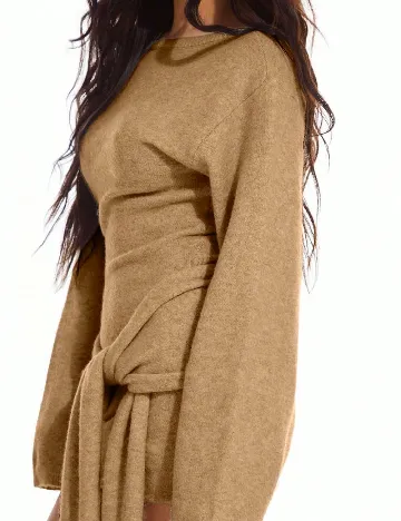 Rochie scurta SHEIN, maro