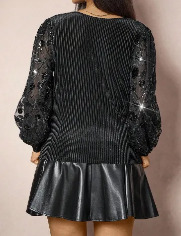 Bluza SHEIN CURVE, negru