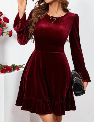 Rochie scurta SHEIN, rosu