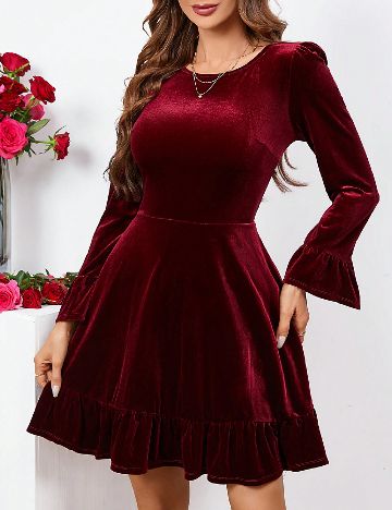 Rochie scurta SHEIN, rosu
