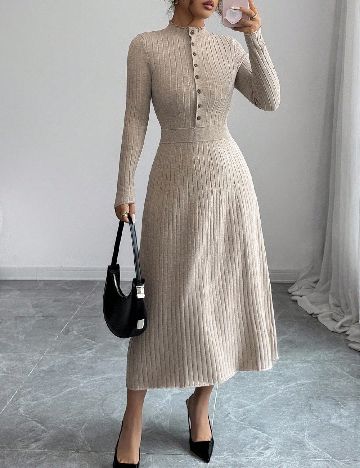 Rochie lunga SHEIN, bej