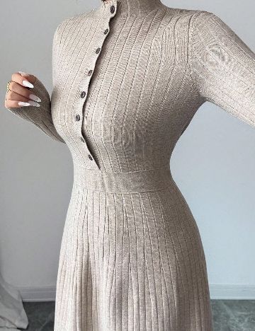 Rochie lunga SHEIN, bej