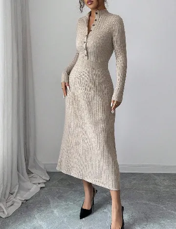 Rochie lunga SHEIN, bej