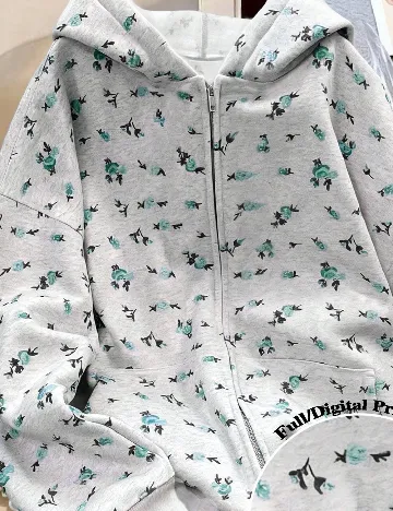 Hanorac SHEIN, gri deschis