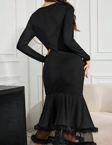 Rochie medie SHEIN, negru