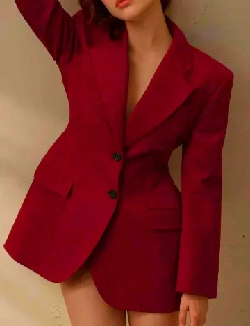 Sacou SHEIN CURVE, rosu