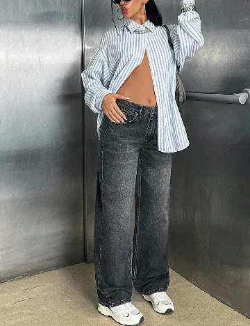 Blugi SHEIN, gri inchis