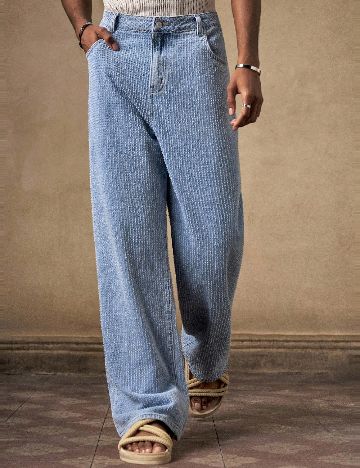 Blugi Anewsta, albastru