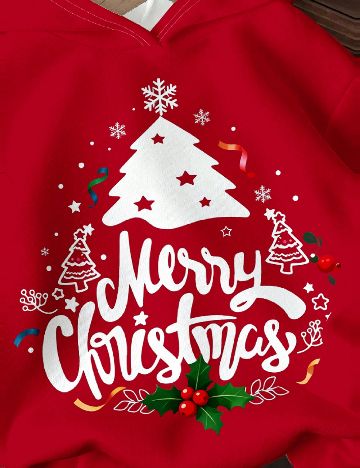 Hanorac Shein Kids, rosu