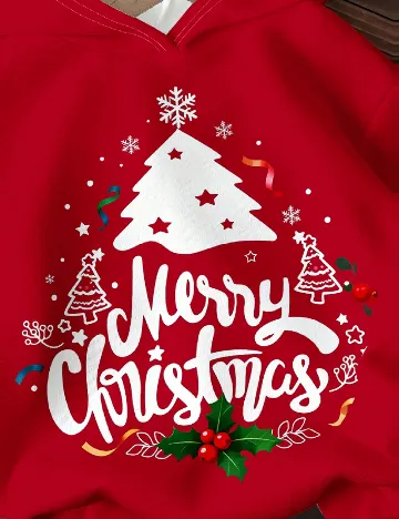 Hanorac Shein Kids, rosu